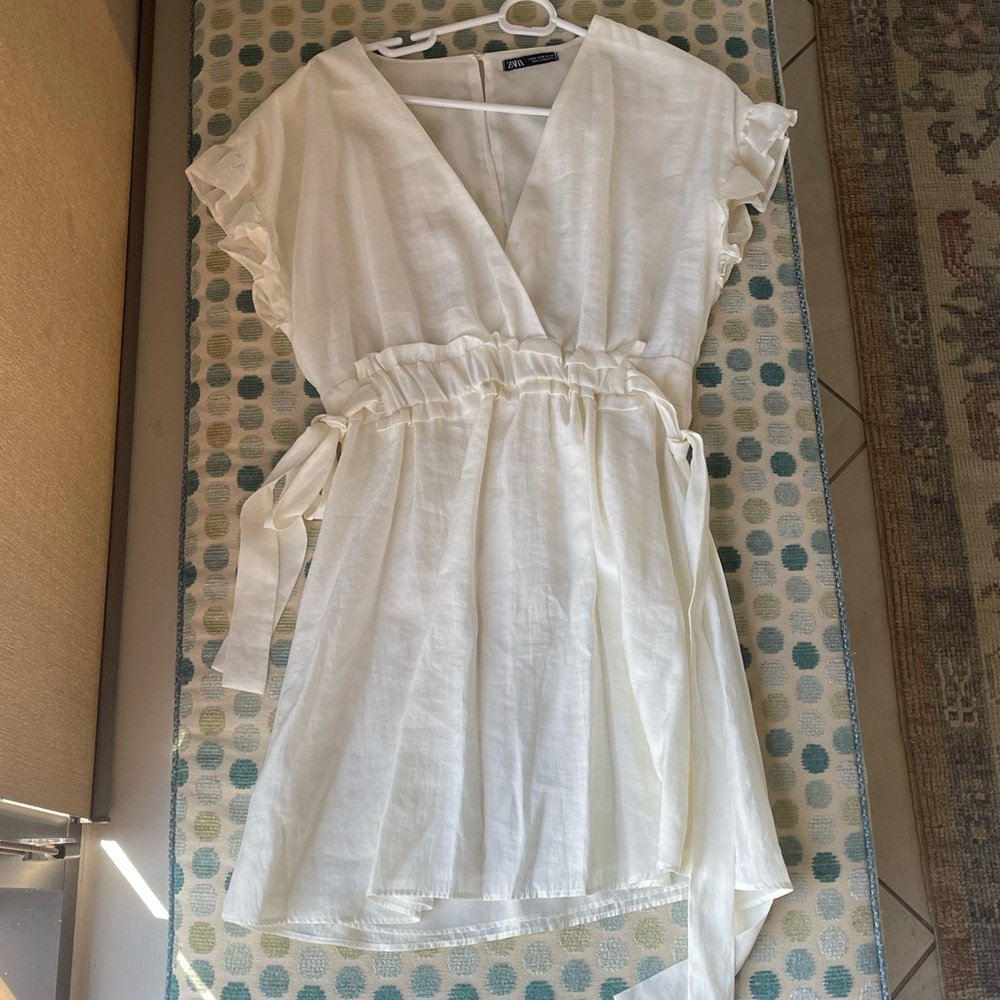 Zara Ruffle Sleeve Dress